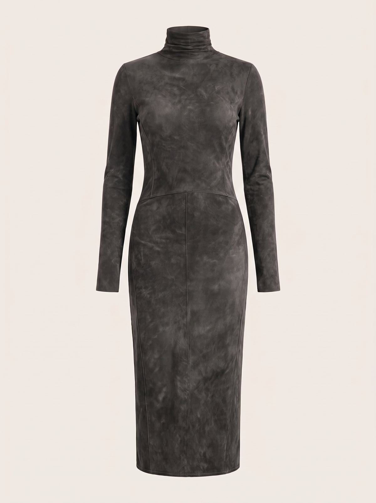 Vestido midi Elsa en gris oscuro