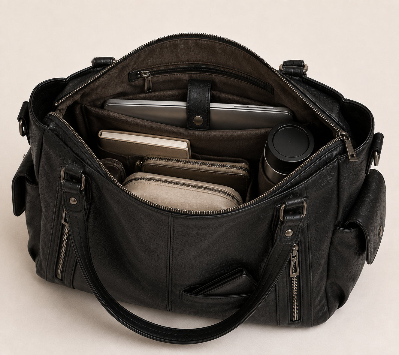 Greta - bolso tote con bolsillos - Maniere