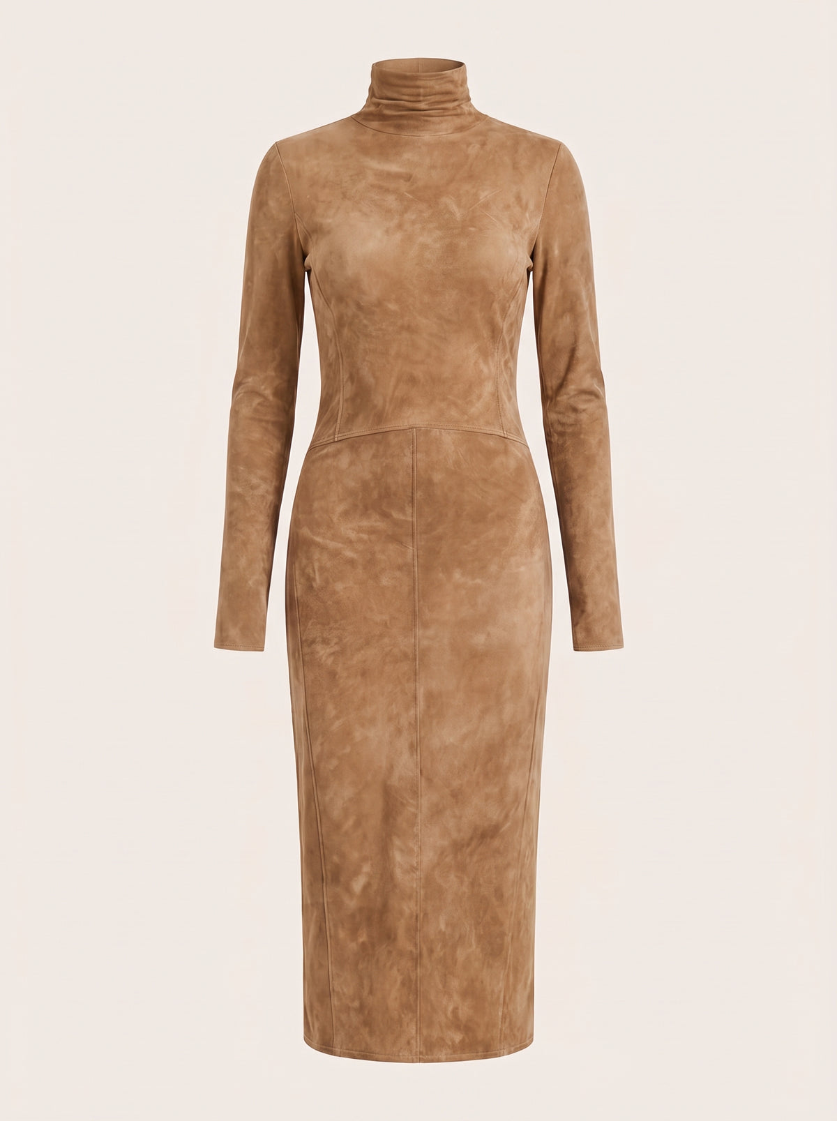Vestido midi Elsa en camel